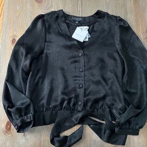 Laundry by Shelli Segal- Blqck Blouse